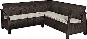 Canapea pentru gradina Keter Corfu Relax Brown (258950)