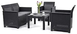 Набор садовой мебели Keter Elodie 2 Set Graphite/Coolgrey (246158)