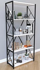 Etajera Remaks 5 Shelf Metal White