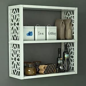 Raft de perete Remaks Basit White