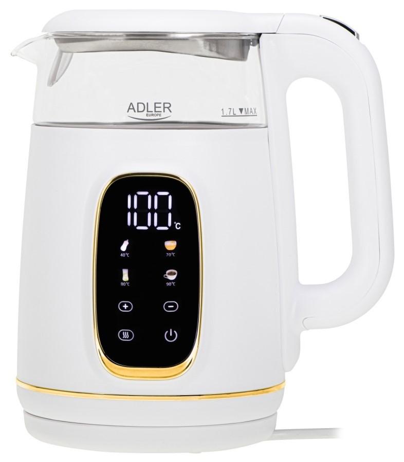 Электрочайник Adler AD-1305 White Gold