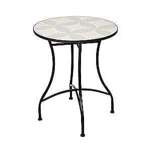 Masa pentru terasa ProGarden Bistro Mozaic metal si piatra D60cmX71cm