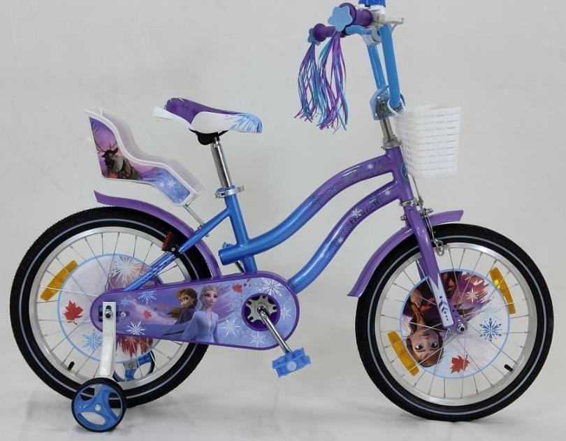 Bicicleta copii Frozen Blue/Purple