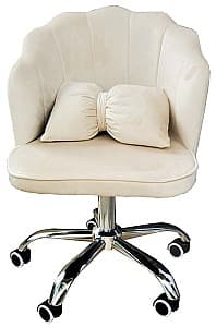 Fotoliu de birou MG-Plus 6833 (velour 3) Ivory