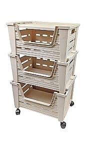 Стеллаж Tontarelli Eva 57.2 X38.6X84см