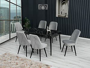 Set de masa si scaune Kelebek ES-614 (6 scaune)