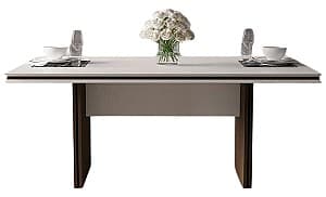 Masa din laminat Modalife Linen Maro/Alb