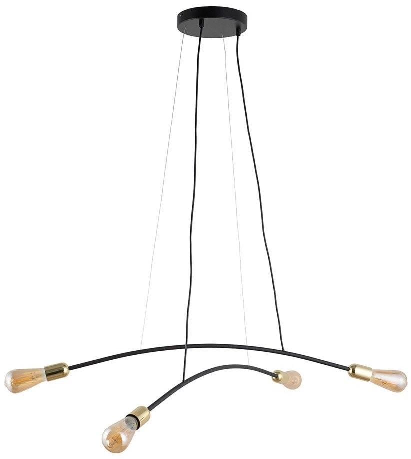 Люстра TK Lighting Helix 4602 Black/Gold