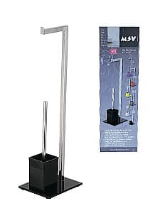 Perie de WC MSV Cub Negru