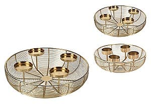 Подсвечник H&S 48286 Золотистый