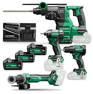 Set de scule electrice Hitachi-HiKOKI DS18DE+WH18DC+G1813DA+DH1826DA