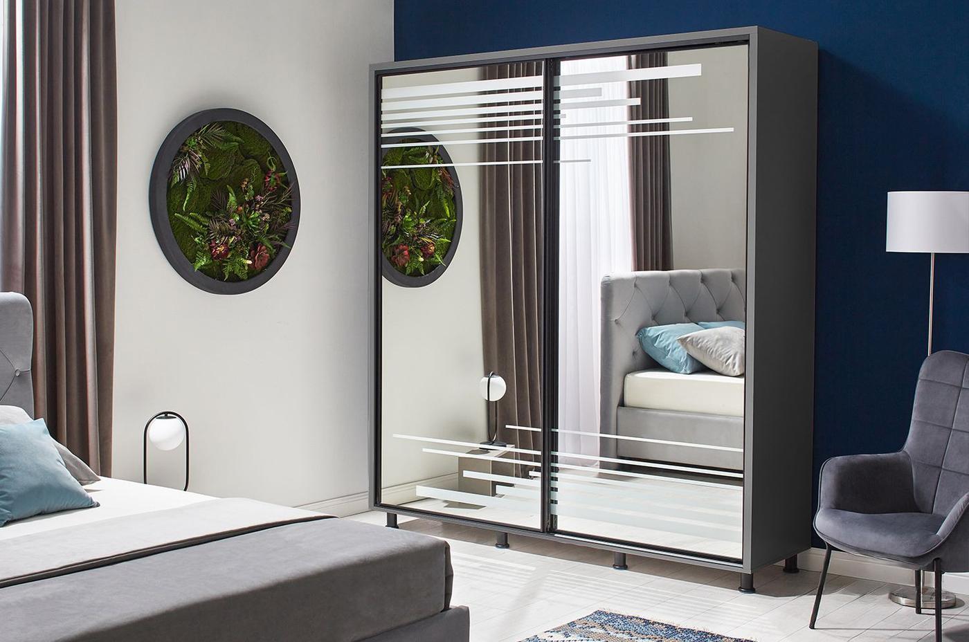 Dulap-cupe Ambianta Venus 1.6 m Grafit