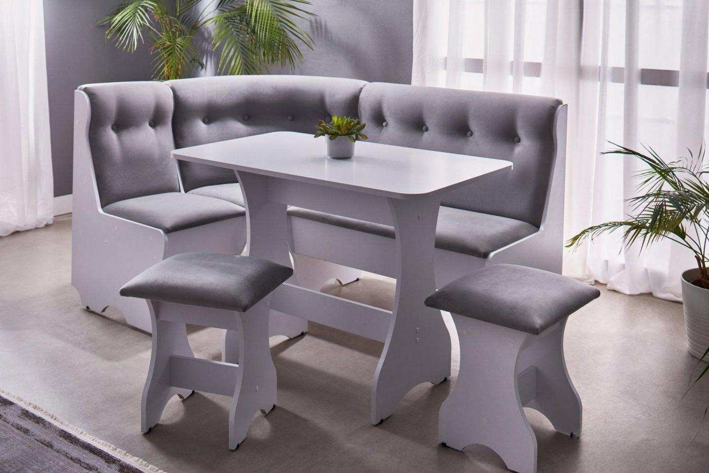 Кухонный уголок Ambianta Cleo 2 Eco Белый