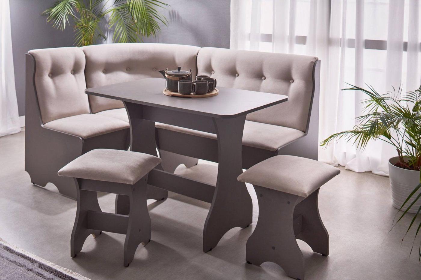 Coltar bucatarie Ambianta Cleo 2 Eco Gri Închis