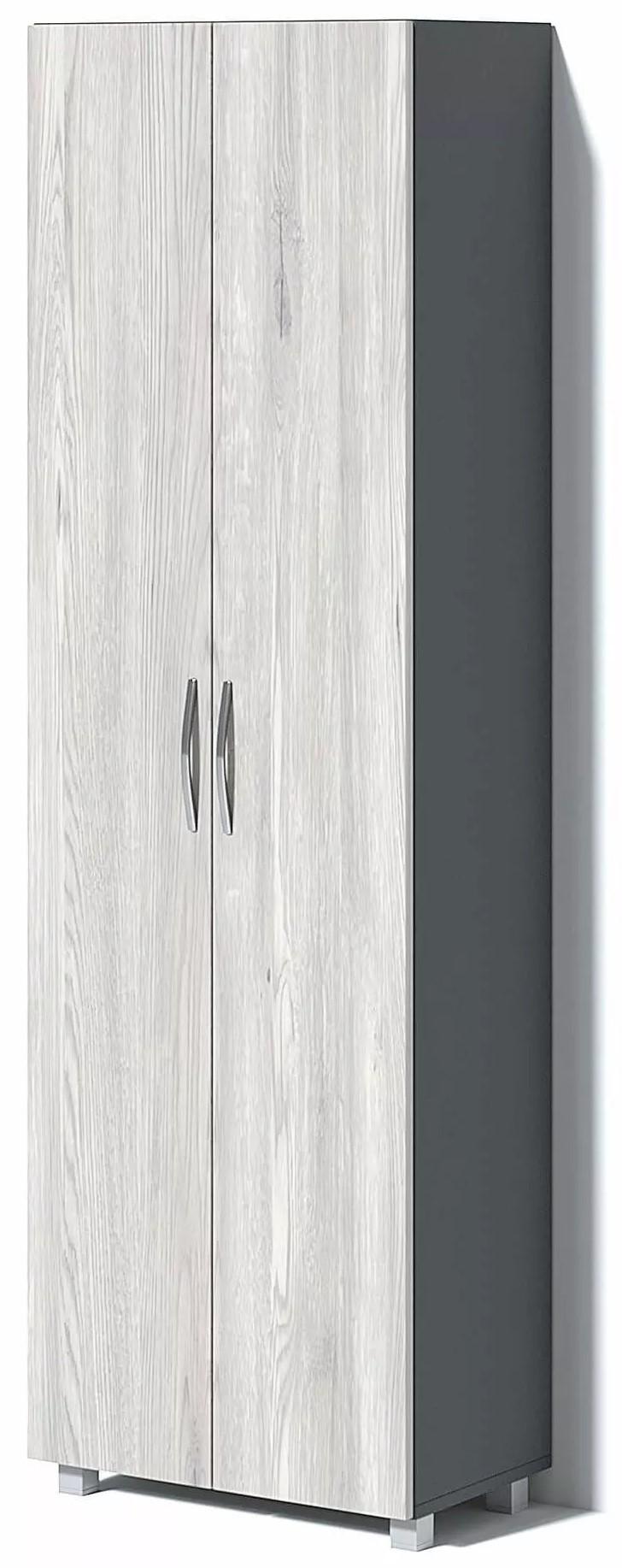 Dulap Ambianta Bruno 0.6 m Grafit/Alb Samoa