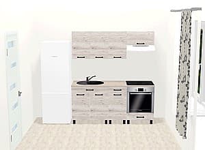 Set mobila bucatarie Ambianta Iris 1.8 m (alb samoa)