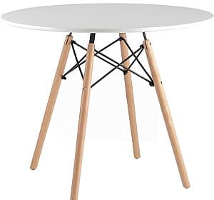 Стол из мдф Sunrise T-01 White/Beech