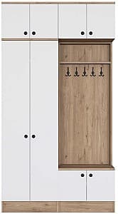 Antreu Mirage Meble EA145 Nuc (Maro)/Alb