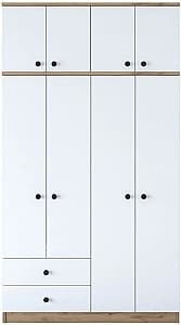Dulap Mirage Meble BA121 S 8D2S Nuc (Maro)/Alb