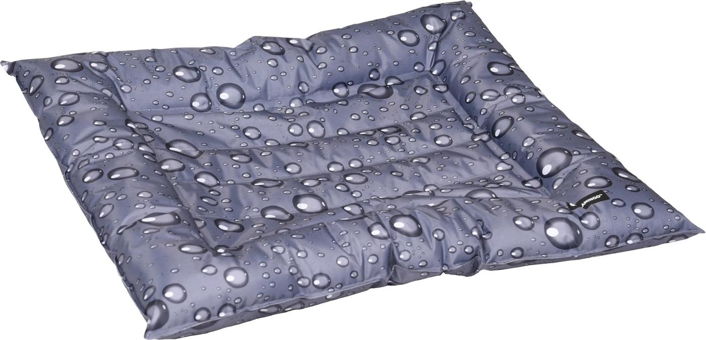 Pat pentru caine Flamingo Fresk Drop Grey L 76x91 (520538)