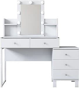 Туалетный столик (трюмо) Mirage Meble BJ152 Белый