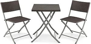 Set mobila de gradina Costway NP10739CF Maro