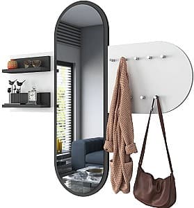 Вешалка Mirage Meble P3 Dark Grey/White