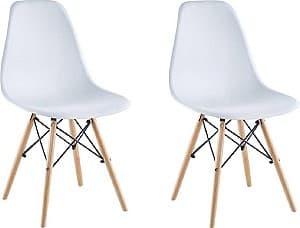 Деревянный стул Saska Garden 1028439 White