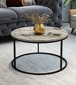 Журнальный столик Prestige Efes 60 Gray Marble/Black