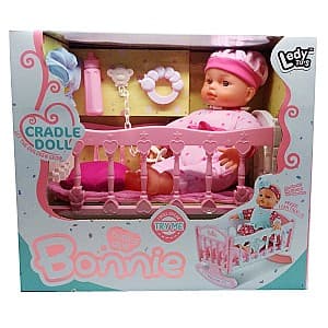 Кукла Essa Toys Говорящая кукла Бонни с кроваткой