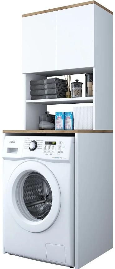Шкаф в ванную Mirage Meble KD101 White/Walnut