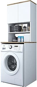 Dulap de baie Mirage Meble KD101 White/Walnut
