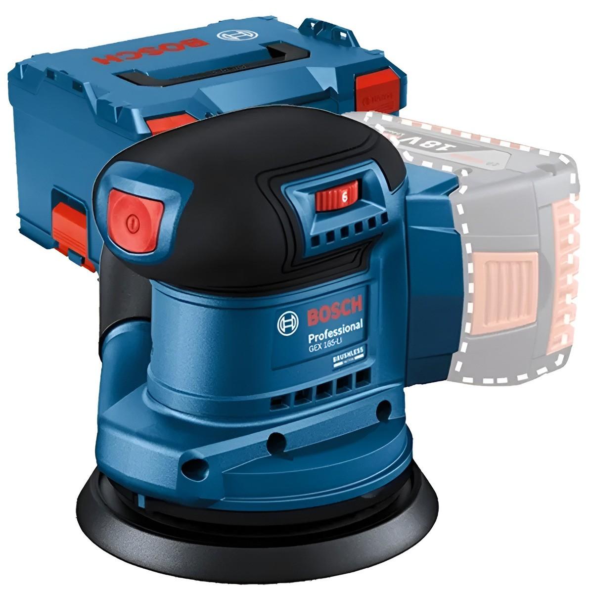 Эксцентриковая шлифмашина Bosch GEX 185-LI (B06013A5000)