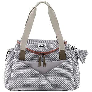 Genta pentru mamici Beaba Sydney II Play Print Gri-Coral