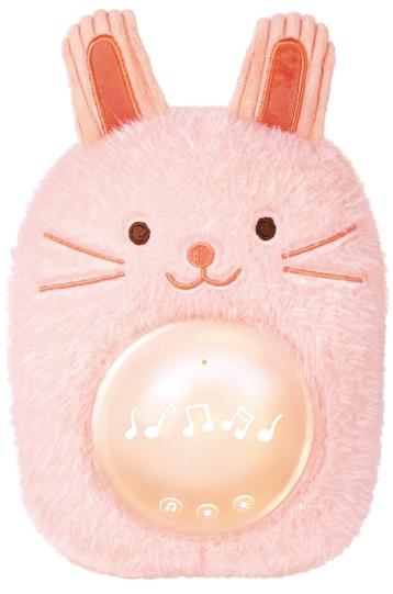 Jucarie de plus Hape Prietenul meu muzical  Huggy Momo, roz