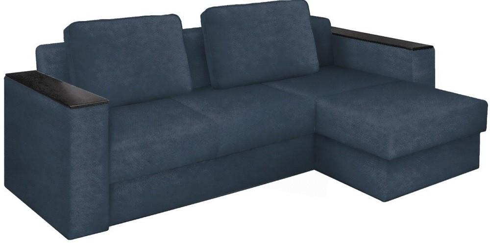 Угловой диван Modern Soft Alaska 11 Blue (угол Г)