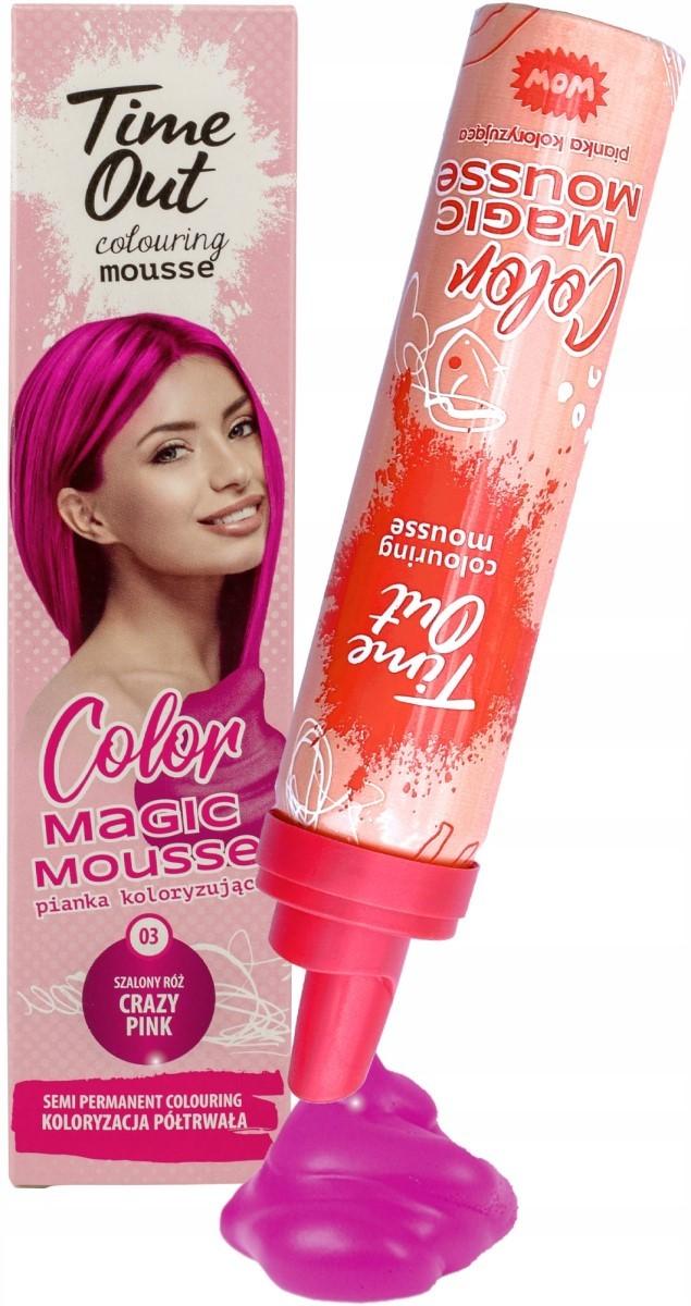 Краска для волос TIME OUT Crazy Pink