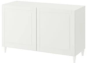 Комод IKEA Besta с дверцами 120x42x74 Белый/Смевикен/Каббарп Белый
