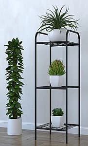 Remaks Полка 3 Shelf Flower Pot Siyah