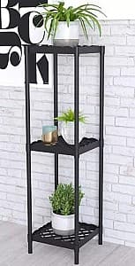  Remaks Etajera Moblen 3 Shelf Flower Pot Siyah