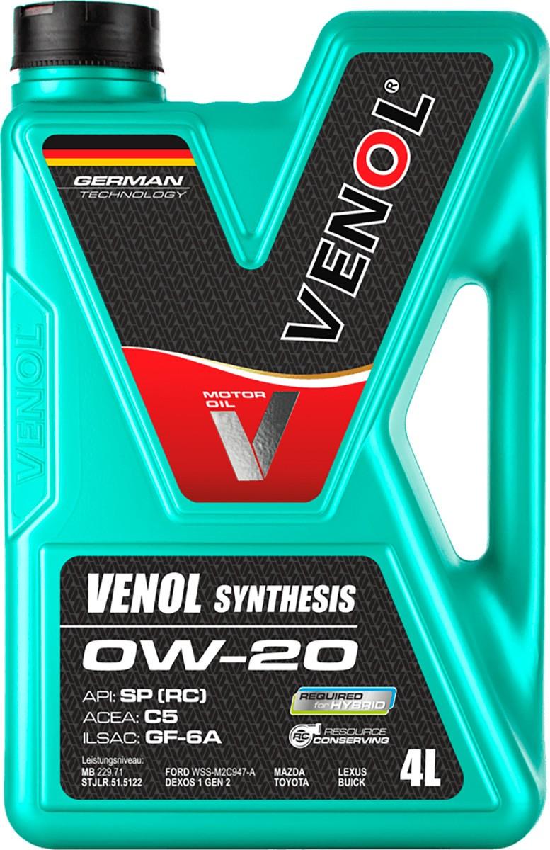 Ulei motor Venol 0W20 SYNTHESIS SUPER 4L SP RC