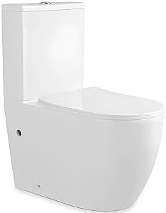 Vas WC South Villa SH-5108 Tornado 80 P-trap 3/6 BTW Slim UF Duroplast