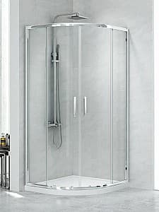 Cabina de dus New Trendy Praktic 2D Quadrant 80x80x195 Sliding K-0575