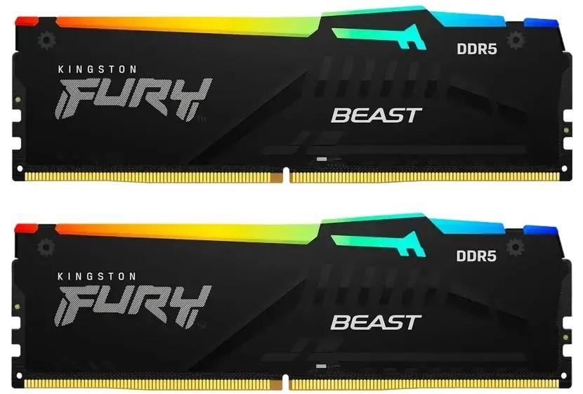 Оперативная память Kingston FURY Beast RGB 128GB (KF556C36BBEAK2-128)