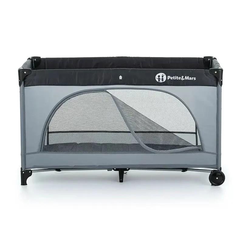 Манеж Petite&Mars Nyja Teddy Friend Coal