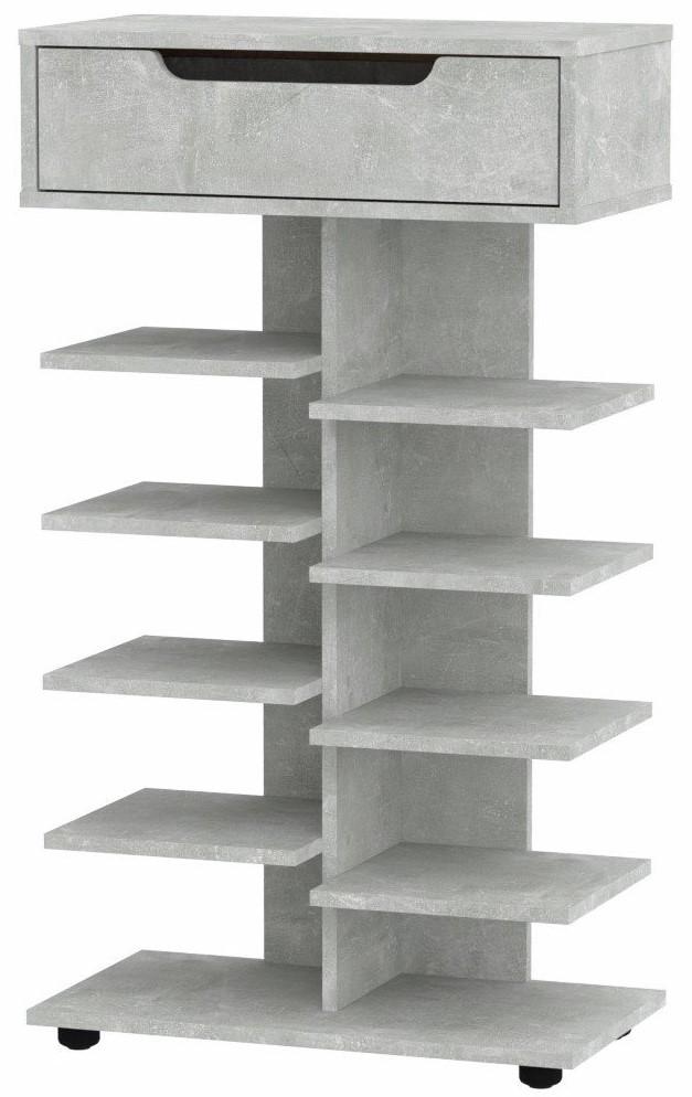 Raft pentru incaltaminte KompaniT TO-15 Atelie Deschis (Gri