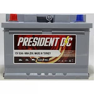 Acumulator auto PRESIDENT DC 62Ah 600A