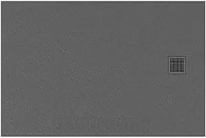 Поддон для душа New Trendy Mori B-0395 90x90x3.5 Grey (13929)
