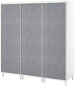Dulap-cupe IKEA Platsa Alb Larkollen/Gri Inchis