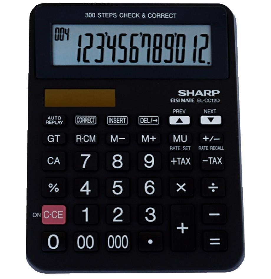 Calculator de masa Sharp ELCC12D